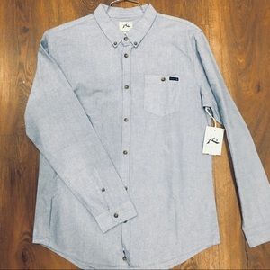 Rusty long sleeve button down shirt